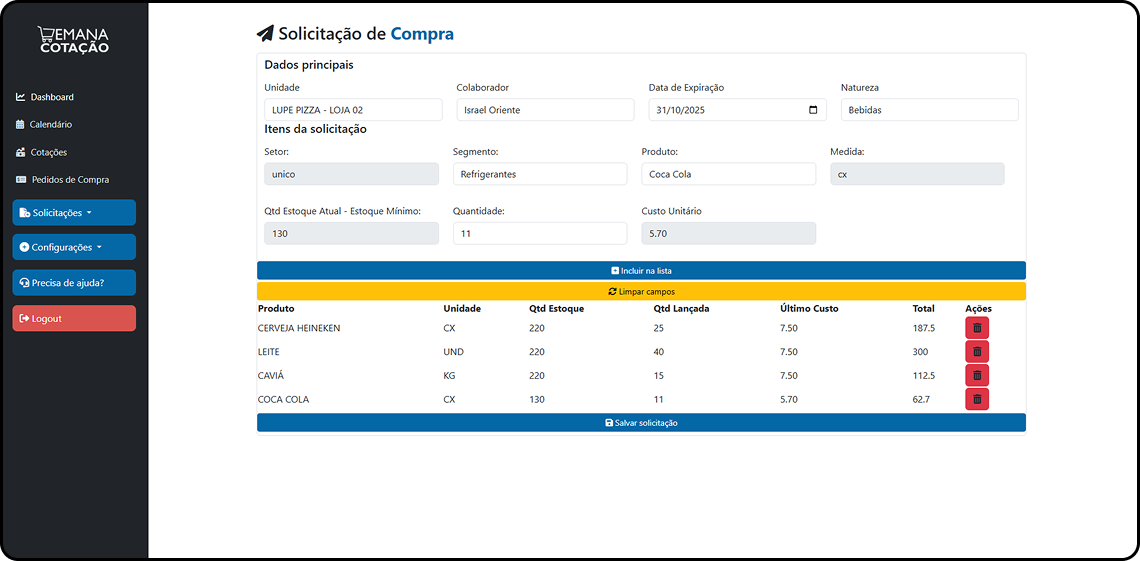 controle total